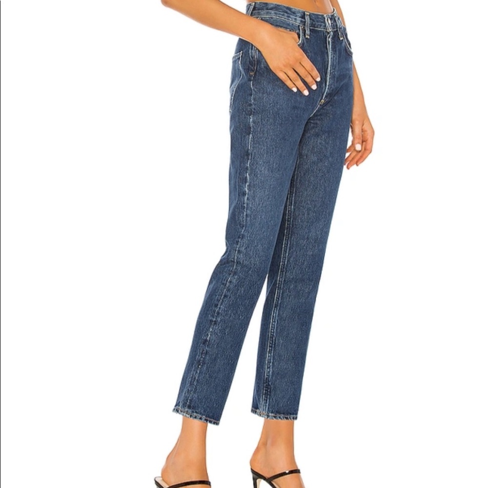 SOLD Agolde Riley High Rise Crop in Wink size 26